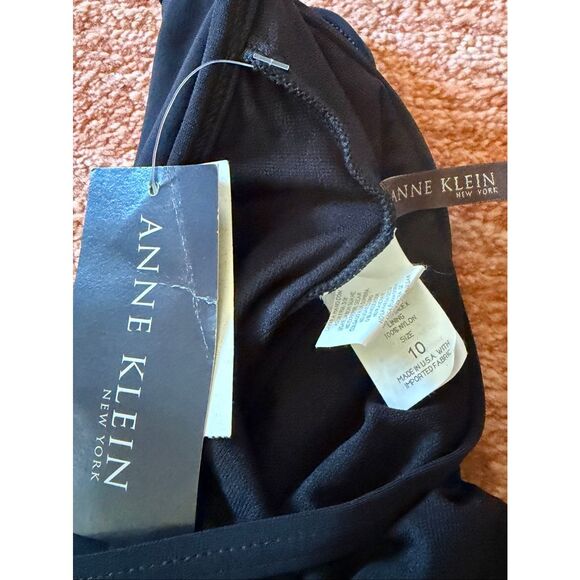 Anne Klein Women’s One Piece Swimsuit Black Size 10 NWT - Picture 2 of 7